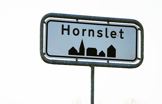 Byskilt for Hornslet